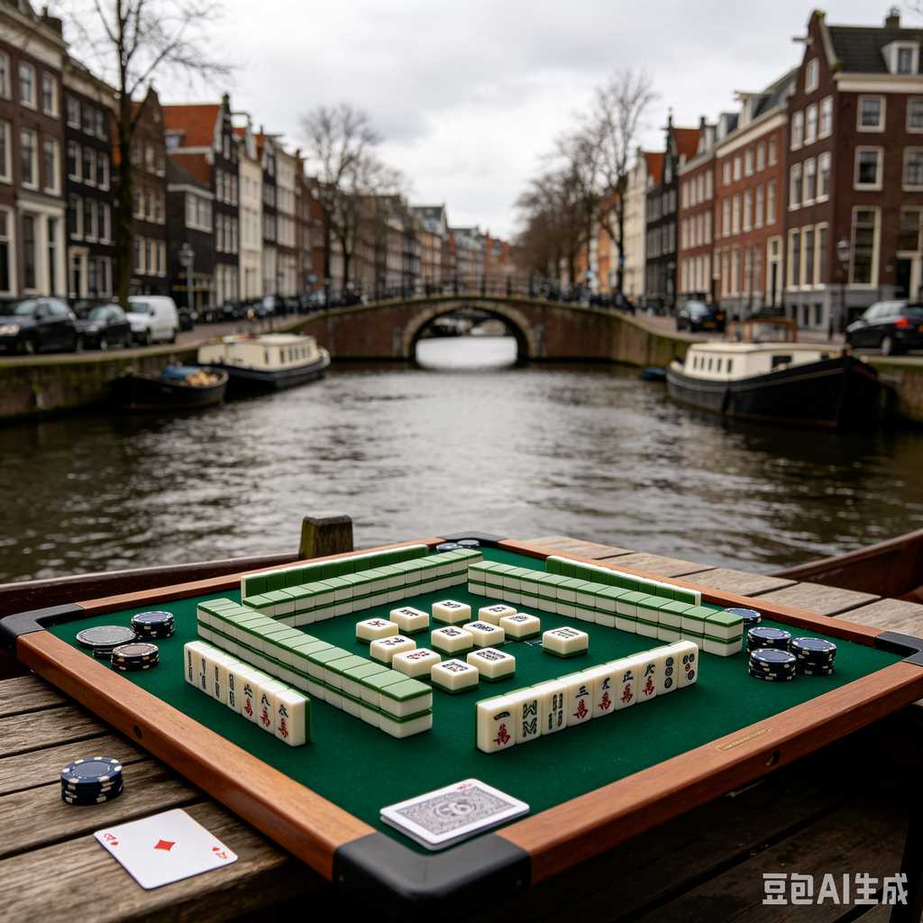 traditional oriental mahjong tiles